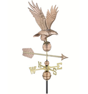 flying freedom eagle weathervane