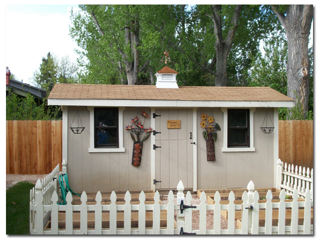 cupola on garden shed