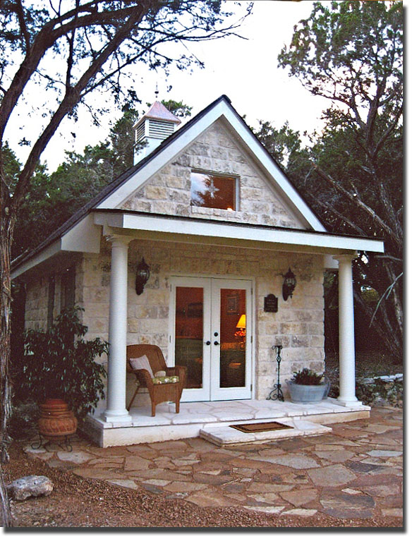 cupola on a small guest house