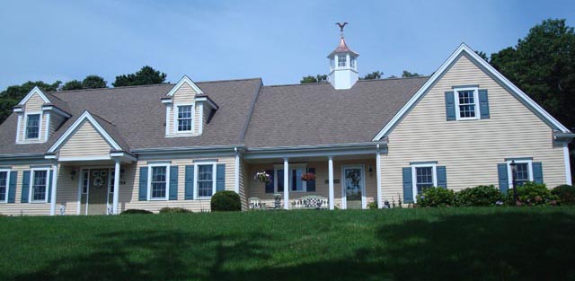 mt vernon cupola with flying goose on large home