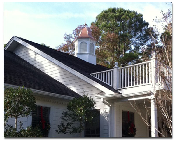 paddock cupola custom molding with morgana finial close up