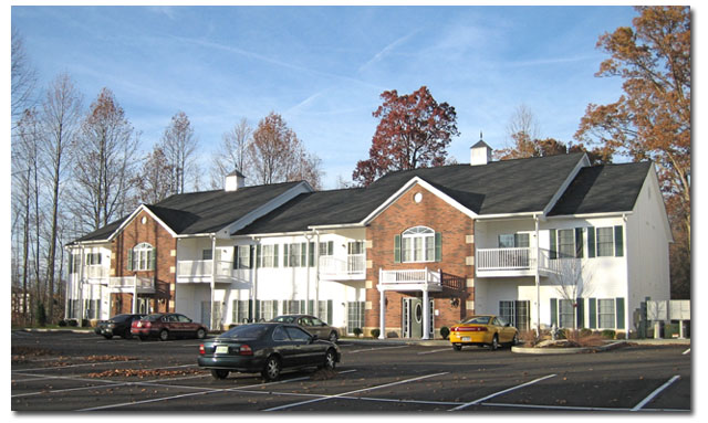 16 cupolas on apartment building