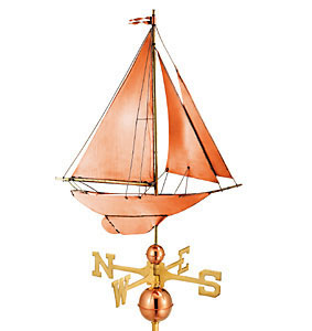 Racing Sloop Weathervane