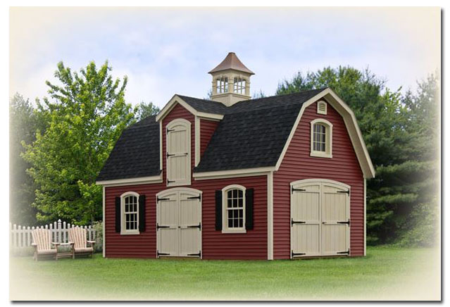 fairfield cupola on a small barn building